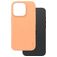 CARE by PanzerGlass Fashionable iPhone 16 Pro Silikon MagSafe Hülle Backcover - Peachy