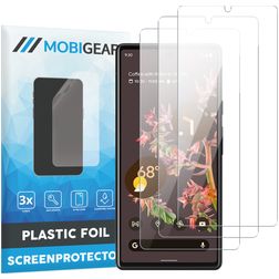 Mobigear Google Pixel 6a Displayschutz Schutzfolie - Hüllenfreundlich (3er Pack)