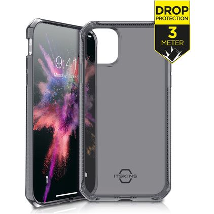 ITSkins SpectrumClear iPhone 11 Hülle Flexibles TPU Backcover Stoßfest - Smoke