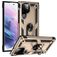 Mobigear Armor Ring Samsung Galaxy S22 Ultra Hülle Hardcase Backcover Stoßfest mit Ringhalter - Gold