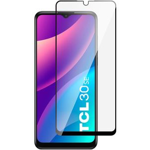 Mobigear Premium TCL 30 Panzerglas Gehärtetes Glas Displayschutz - Hüllenfreundlich - Schwarz