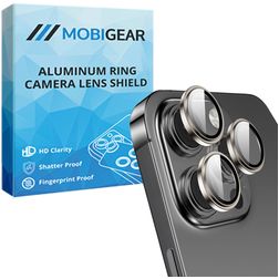 Mobigear Single iPhone 14 Pro Panzerglas Gehärtetes Glas Kameralinsen Schutz - Hüllenfreundlich - Gold