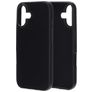 Mobiparts Classic iPhone 16 Hülle Flexibles TPU Backcover - Schwarz