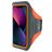 Mobiparts Comfort Fit Handyhalterung Joggen iPhone 13 Mini Sporthülle Neopren Sportarmband - Neon Orange