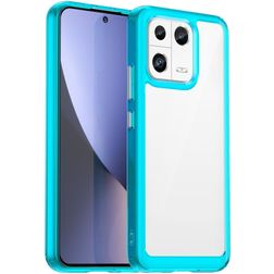 Mobigear Crystal Xiaomi 13 Hülle Hardcase Backcover - Transparent / Türkis