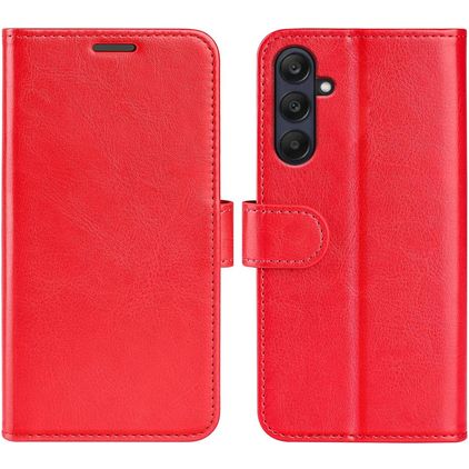 Mobigear Classic Samsung Galaxy A26 Klapphülle Portemonnaie - Rot