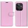 Mobigear Classic Realme GT 6 Hülle Klapphülle Geldbörse - Pink