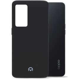 Mobilize Rubber Gelly OPPO Reno 7 Lite Hülle Flexibles TPU Backcover - Matt Black