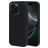 Mobiparts iPhone 16 Pro Silikon Hülle Backcover - Schwarz