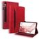 Mobigear Folio Samsung Galaxy Tab S10 FE Plus Hülle Klapphülle - Rot