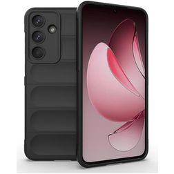 Mobigear Bumpy Samsung Galaxy S25 FE TPU (flexibel) Backcover - Schwarz
