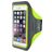 Mobiparts Comfort Fit Handyhalterung Joggen iPhone 8 Sporthülle Neopren Sportarmband - Neon Green