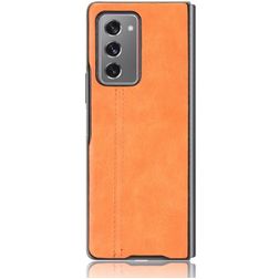 Mobigear Stitch Samsung Galaxy Z Fold 2 Hülle Backcover - Orange