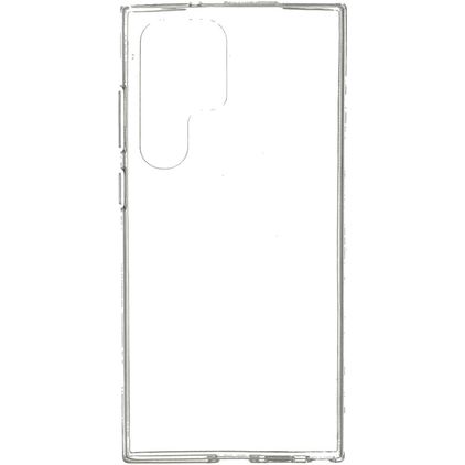 Mobiparts Classic Durchsichtig Samsung Galaxy S23 Ultra Hülle Flexibles TPU Backcover - Transparent
