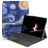 Mobigear Design Microsoft Surface Go 2 Hülle Klapphülle - The Starry Night