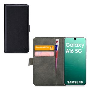 Mobilize Classic Gelly Wallet Samsung Galaxy A16 Klapphülle Portemonnaie - Schwarz