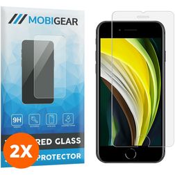 Mobigear iPhone 7 Panzerglas Gehärtetes Glas Displayschutz - Hüllenfreundlich (2er Pack)