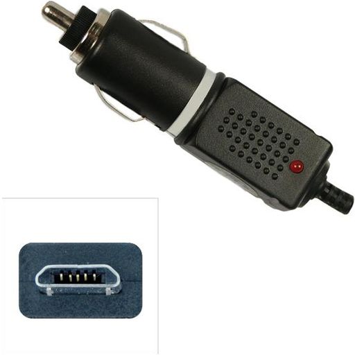 Xccess Auto Ladegerät Micro USB 1 Meter 5W 1A - Schwarz