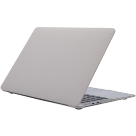 Mobigear Cream Matte MacBook Air 15 Zoll (2023-2025) Hardcase Hülle MacBook Case - Grau - Model A2941 / A3114 / A3241