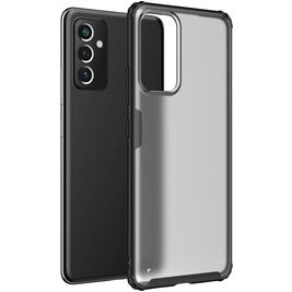 Mobigear Shockproof Samsung Galaxy A82 5G Hülle Hardcase Backcover Stoßfest - Schwarz