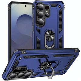 Mobigear Armor ring Samsung Galaxy S26 Ultra Hülle Hardcase Backcover Stoßfest mit Ringhalter - Blau