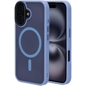 Mobiparts Hardcover iPhone 16 MagSafe Hülle Hardcase Backcover - Satin Light Blue