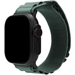Mobilize Alpine Nylon Apple Watch Armband Dornschließe - 42/41/40/38 mm - Grün