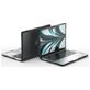 Mobigear Shockproof Pro MacBook Air 13 Zoll (2022-2025) Hardcase Hülle MacBook Case - Schwarz - Model A2681 / A3113 / A3240