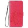 Mobigear Clover Samsung Galaxy A21s Hülle Klapphülle Geldbörse - Pink