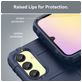 Mobigear Rugged Shield Samsung Galaxy A55 Hülle Flexibles TPU Backcover Stoßfest - Blau