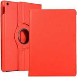 Mobigear DuoStand iPad 7 (2019) Hülle Drehbare Klapphülle - Rot