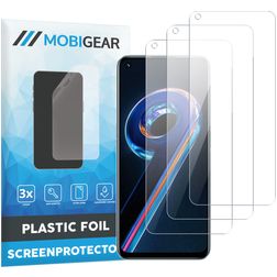 Mobigear Realme 9 Pro Displayschutz Schutzfolie - Hüllenfreundlich (3er Pack)