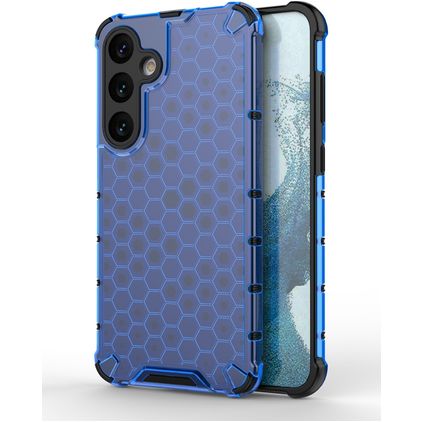 Mobigear Honeycomb Samsung Galaxy S24 Plus Hardcase Backcover Shockproof - Blau