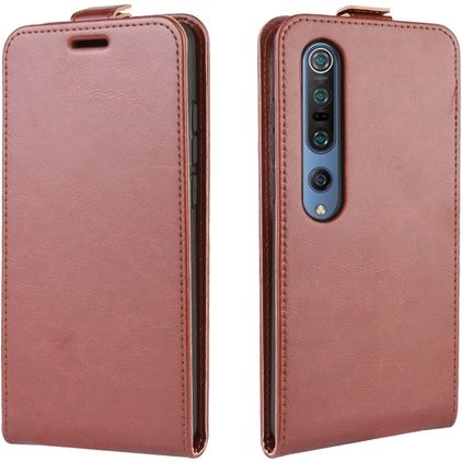 Mobigear Xiaomi Mi 10 Hülle Flipcase - Braun