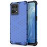 Mobigear Honeycomb OPPO Reno 7 4G Hülle Hardcase Backcover Stoßfest - Blau