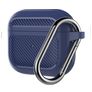 Mobigear Carbon Apple AirPods 3 Hülle Flexibles Silikon - Blau