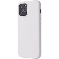 Mobigear Rubber Touch iPhone 12 Pro Silikon Hülle Backcover - Weiß