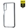 Mobilize Shatterproof Samsung Galaxy A7 (2018) Hülle Hardcase Backcover Stoßfest - Transparent / Schwarz