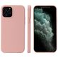 Mobigear Rubber Touch iPhone 12 Mini Silikon Hülle Backcover - Schwarz