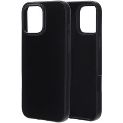 Mobiparts Classic iPhone 16 Pro Max Hülle Flexibles TPU Backcover - Schwarz