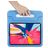 Mobigear Classic iPad Air 3 (2019) Kinder-Tablethülle mit Griff - Blau