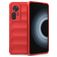 Mobigear Bumpy Xiaomi 12T Hülle Flexibles TPU Backcover - Rot