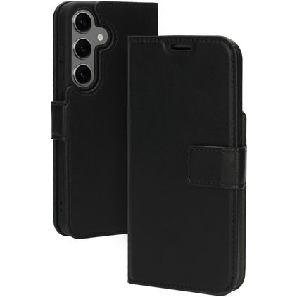 Mobiparts Classic Wallet Samsung Galaxy S24 Hülle Klapphülle Geldbörse - Schwarz