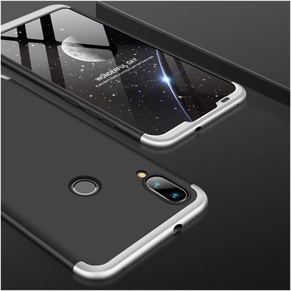 Mobigear TriGuard Xiaomi Mi Play Hülle Hardcase Backcover - Schwarz / Silber