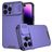 Mobigear Cam Slide iPhone 14 Pro Max Hülle Hardcase Backcover mit Kamera Slider - Lila