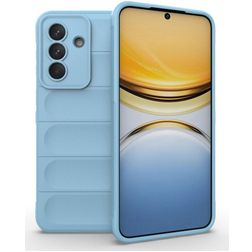 Mobigear Bumpy Samsung Galaxy A57 Hülle Flexibles TPU Backcover - Blau