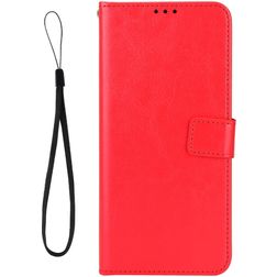 Mobigear Wallet TCL 30 Hülle Klapphülle Geldbörse - Rot