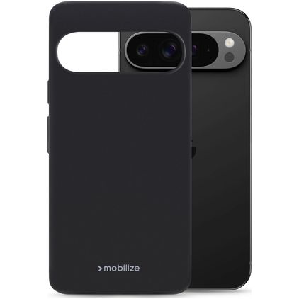 Mobilize Rubber Gelly Google Pixel 9 Pro XL TPU (flexibel) Backcover - Schwarz