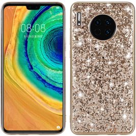 Mobigear Glitter Huawei Mate 30 Hülle Hardcase Backcover - Gold