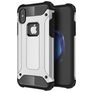 Mobigear Outdoor iPhone XS Hülle Hardcase Backcover Stoßfest - Silber